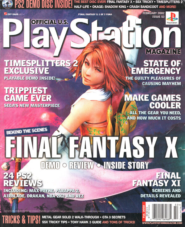 Official U.S. PlayStation Magazine Issue 053 (February 2002) cover
